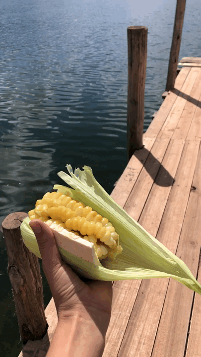 MAÍZ CON QUESO DE CABRA, COMIDA PERUANA